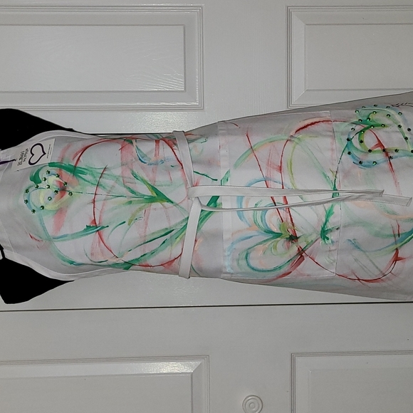Custom Painted Wearable Art Apron #1406 - Picture 5 of 7